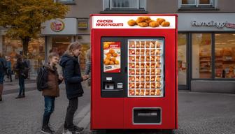 Erlangen hat jetzt den ersten Chicken-Nugget-Automaten in Deutschland