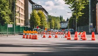 Warum die Straße am Großparkplatz Erlangen immer noch gesperrt ist